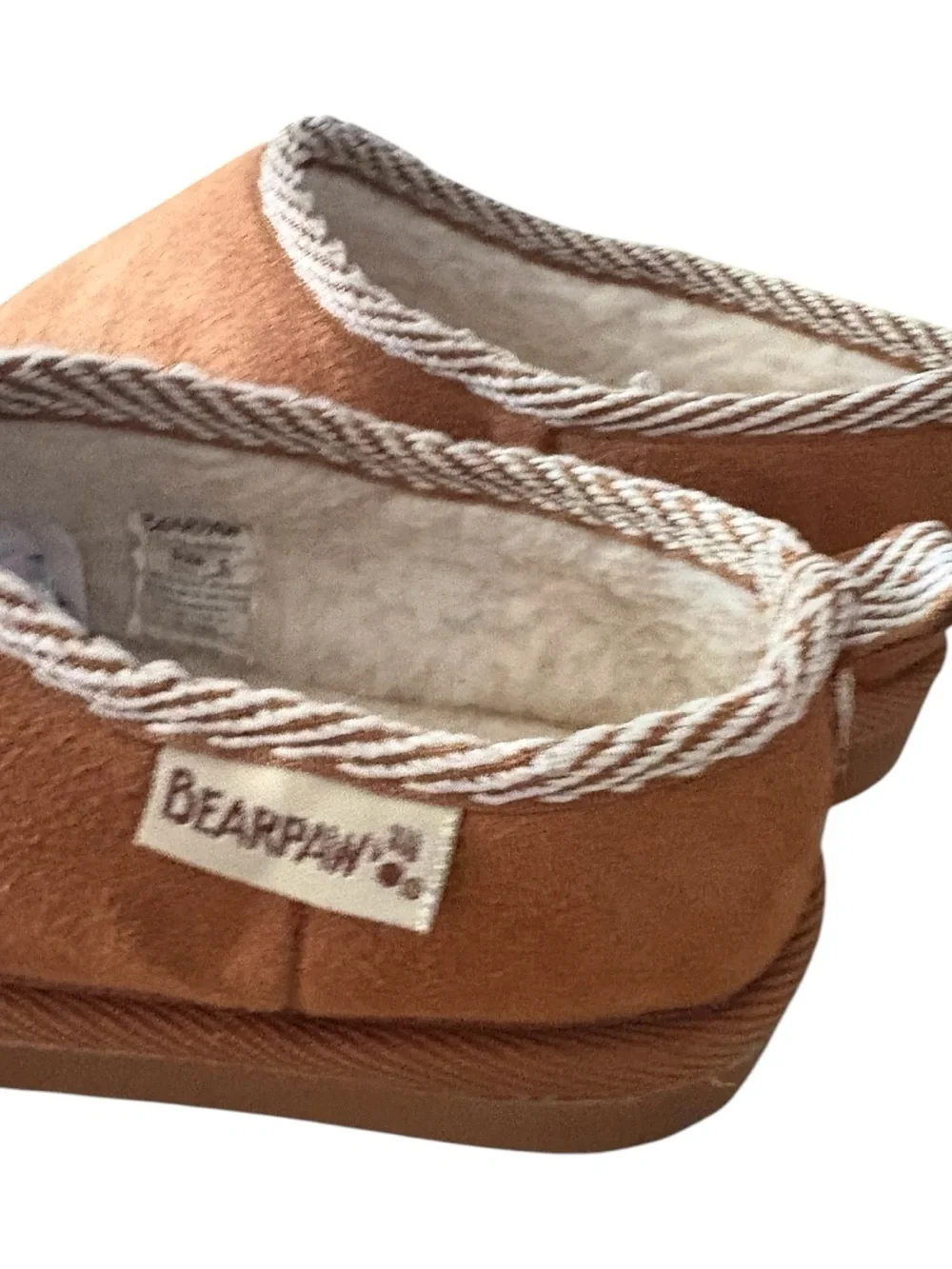 Children’s Cozy Brown Faux-Suede Slip-On shoes- Children’s size 9